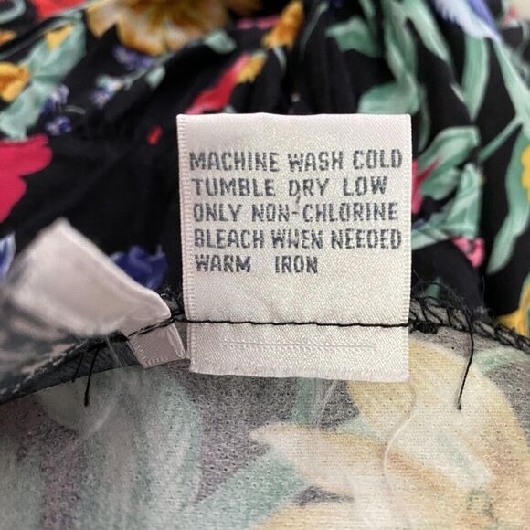 Vintage Together Dress Womens 8 Floral Halter Sundress 90s Retro Summer Casual - Picture 6 of 6